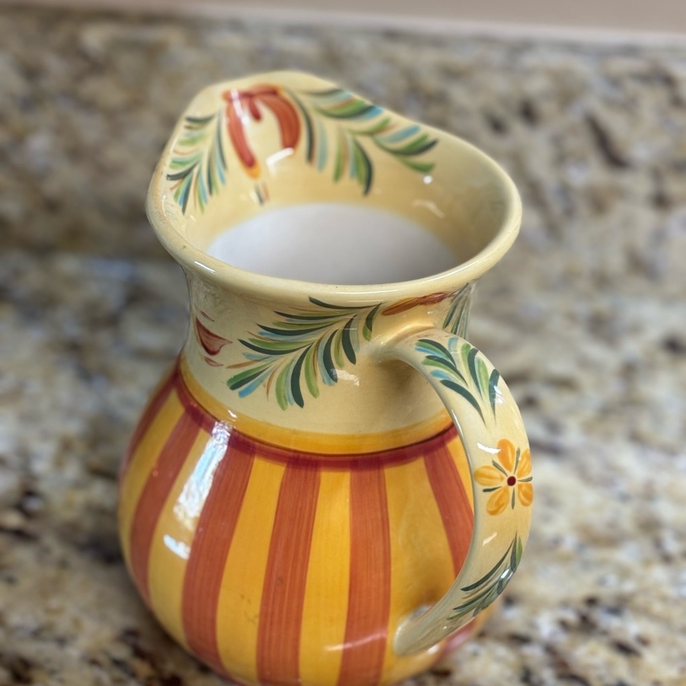 Colorful Ceramic Pitcher